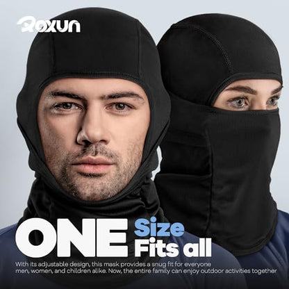 ROXUN Ski Mask Balaclava, Motorcycle Summer Cooling Breathable UV Protector - color: Ace - One White