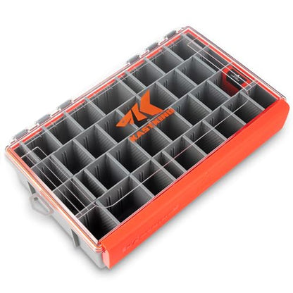 KastKing HyperSeal Waterproof Tackle Box, 3700 Deep Tackle Trays, Fishing Tackle Box Organizer With Removable Dividers, Fishing Gear & Fishing Accessories Storage, 1 Pack - size: 3700 Deep(1 Pack with compartment)