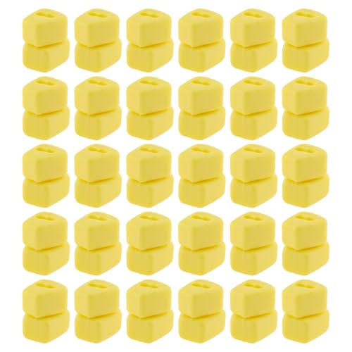 30x Yellow Double Corn Sink Silicone Lure 11.5x9.5mm for European Carp Fishing