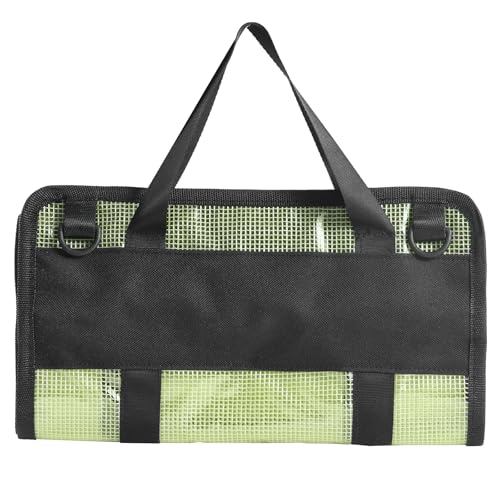 Fishing Lure Stroage Bag Covenient 6 Pocket Large Capacity PVC Heavy Duty Protective Cover Durable Fishing Bag for all Fishing Bait Trolling Fishing Lure Wraps Box for Saltwater (1pc, Yellow) - color: Yellow