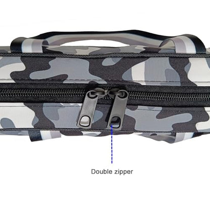 Portable Fishing Rod Bag Collapsible Fishing Bag Large Capacity Outdoor Nylon Carrying Case - size: 40CM Lenght-Black