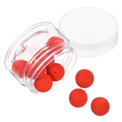 VICASKY PVA Strawberry Flavor Fishing Bait Beads Floating Smell Balls for Carp Fishing High Buoyancy Soft Pellets for Attracting Fish