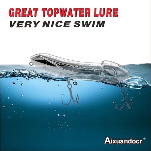 Funny Fishing Gifts for Men Women, Novelty Bass Topwater Lures, Father Christmas Birthday Gifts Stocking Stuffers - color: Sliver