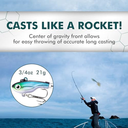 TRUSCEND Swim or Jig Fishing Spinner Baits for Freshwater and Saltwater, Rooster Tail Fishing Lures for Trout Bass Walleye Crappie Salmon Pike, Blade Bait with Copper Blade - color: B1-3"-3/4oz
