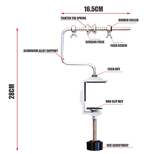 ANGRYFISH Fishing Line Winder with Clamp-Adjustable Stable Protable Spooler Machine-Multifunction Spooling Station System