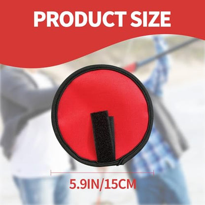 Fishing Hook Covers, 5.9 Inch Fishing Lure Covers, Lure Shield, Tackle Wraps for Most Fishing Rods，Roll Up Fishing Lure Wraps to Keep Fishermen Fishing Safe for Fishing Rod (Red) - size: 8pcs