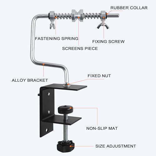 SILANON Fishing Line Spooler Adjustable Fishing Line Winder Spooler Machine Portable Stable Reel Spooler with Clamp Spooling Station System for Spinning Casting Reels - style: Type B-With Clamp