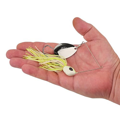 Berkley Power Blade Standard Fishing Spinnerbaits - color: White Chartreuse/Silver, size: 1 oz - Colorado