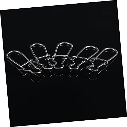Toddmomy Lure Pin Hook Fishing Lure Connector Fishing Tackle Kit Fishing Snaps Clip Fishing Supply Fishing