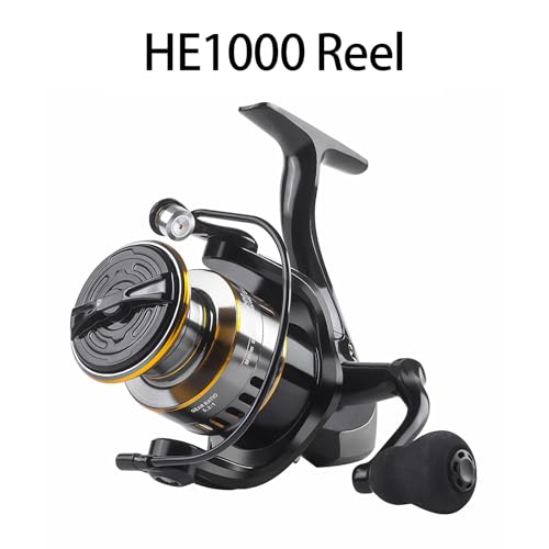 Spinning Fishing Reel 22 LBs Max Drag with 5.2:1 High Speed Ultra Smooth Powerful for Freshwater Saltwater Fishing - size: Size 1000