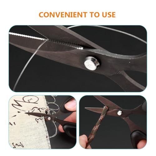 ERINGOGO Portable Fishing Wire Cutters with Stainless Steel and Rubber Handle, Easy to Operate Multi-function Cutter Suitable for Braided Line, for Freshwater and Saltwater Fishing