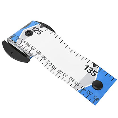 Fish Measuring Ruler, 138cm x 5cm Foldable Fish Measuring Tape with Accurate Calibration, Easy to Clean PVC Material, for Fishing Measurement Tool (Blue) - color: Blue
