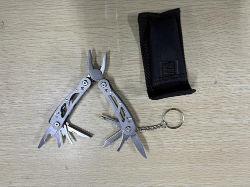 48 Pcs Fathers Day Multitool Gifts Bulk for Men Best Dad Ever Mini Tape Measure 6 in 1 Multitool Pens Small Multitools Pliers Keychain Mini LED Flashlights for Men Christian Church Gifts