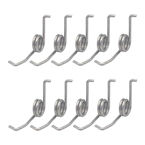 Fishing Rod Drop Wheel Spring Repair Tool Accessory Modified Tool Multi Use Bail Spring Tiny al Spring Spare Parts for Daiwa - color: 10 Pieces 304