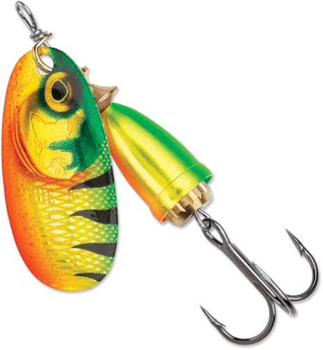 BLUE FOX Classic Vibrax, Inline Spinner Lure for Trout Bass Walleye and Salmon Premium Fishing Spinner - color: Gilded Firetiger, size: 2