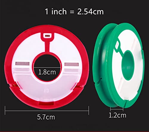 Toasis Fishing Snelled Hook Holders Tenkara Line Keepers Fishing Leader Rig Storage Spools (16 Spools) - size: 16 Spools