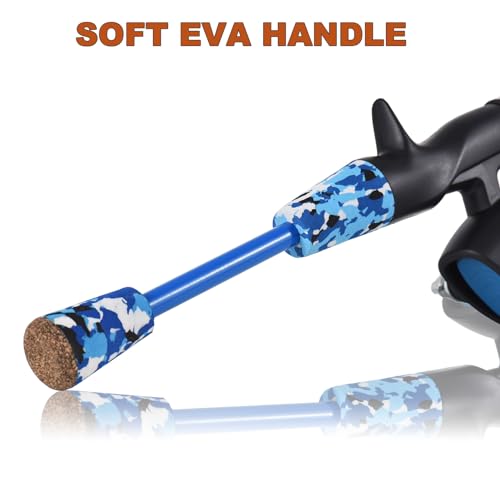 Kids Fishing Rod and Reel Combo, 47in/59inTelescopic Fishing Pole Portable Fishing Kits Lightweight with Fishing Lures Fishing Lines Fishing Hooks - color: Blue, size: 1.5m