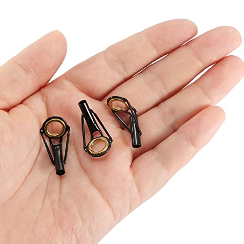 PATIKIL Fishing Rod Tips Repair Kit Stainless Steel Ring Guide for Saltwater Freshwater Fishing - size: 1.6mm