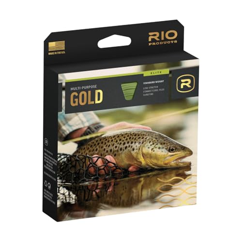 RIO PRODUCTS Elite Fly Line, Easy to Cast Flies from Size 2 to 22, Ultimate All-Around Fly Line with Ultra-Slick Performance - size: WF7F
