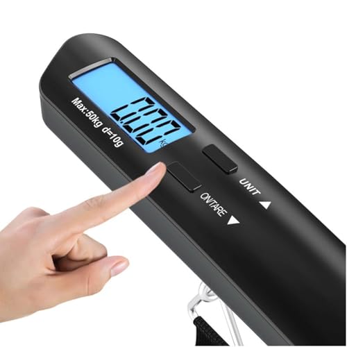 Portable Digital Hanging Fish Weight Scale 50KG High Capacity 10G Accuracy Rechargeable Fishes Scale Easy to Use Rechargeable Fishes