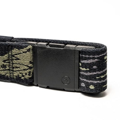 Arcade Belts A2 Unisex Adventure Belt: Heavy Duty Stretch, Metal Free Buckle - color: Out-of-range - Ivy Green, size: Standard (Up to 40"); 1.5" Wide