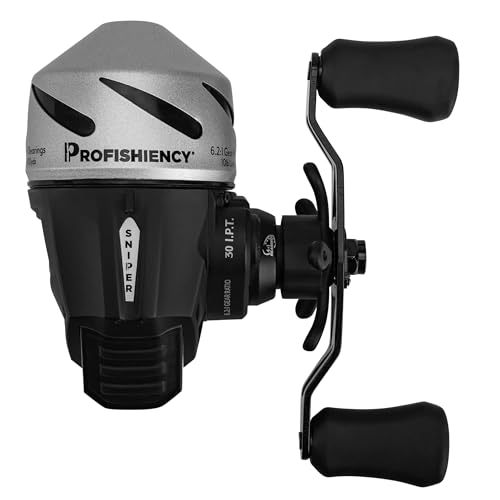 Sniper Economy Micro Spincast Reel - style: Sniper Economy Spincast Reel Black/Silver Clam Pack