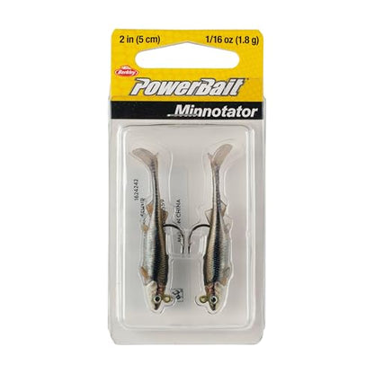 Berkley PowerBait Minnotator Fishing Soft Bait - color: HD Blacknose Shiner, size: 2 in - 1/16 oz