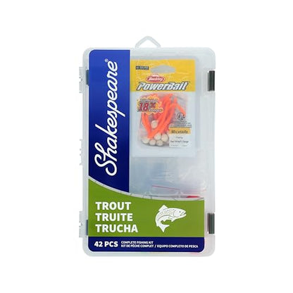 Shakespeare Catch More Fish Fishing Tackle Kit - color: Trout, style: New Model