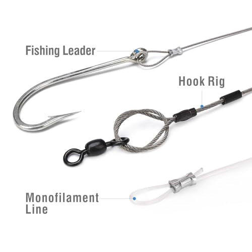iCrimp Wire Rope Crimping Tool Kit with Swager, Cutter and Aluminum Loop Sleeves 3/64'',1/16'',5/64'', 3/32'',7/64'',1/8'', for Mono Fishing Line,Cable Railing, Sling