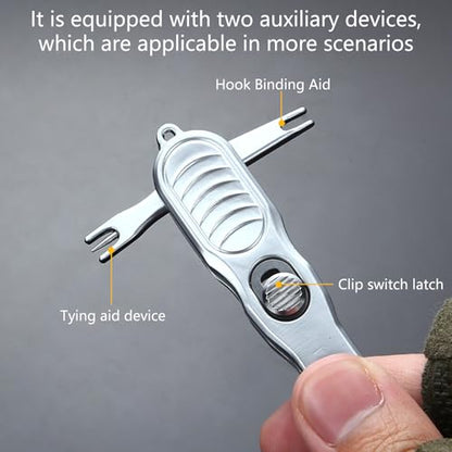 Retractable Fishing Line Cutter Tool Stainless Steel Braided Line Scissors for Anglers Fishing Enthusiasts Clippers Cutter Tool