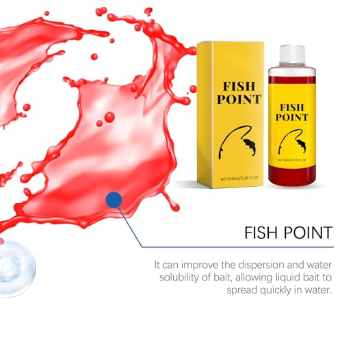 Concentrated Fish Attractant Liquid, 100ml Red Worm Liquid Spray - Powerful Bait Attractant Scent Bait Fish Attractant Liquid for Trout, Panfish and More, Enhances Scent & Improves Biteresponse - color: 1pc