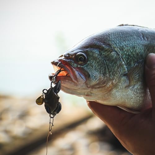 Inline Spinnerbaits for Bass Trout Pike – Premium Spinner Lures with Treble Hooks & Flash Blades for Freshwater & Saltwater Fishing – Durable, Vibrant, and Deadly Effective - style: Crab Jig