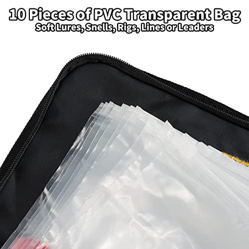 Dr.Fish Soft Bait Binder with Lure Binder Bag Lure Cover Bag Waterproof Tacke Storage Organizer