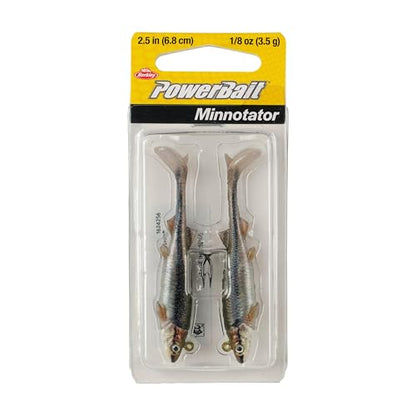 Berkley PowerBait Minnotator Fishing Soft Bait - color: HD Blacknose Shiner, size: 2.5 in - 1/8 oz