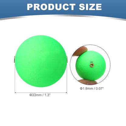 PATIKIL Fishing Bobbers Floats, Fishing Rig Float Round Slip Responsive Pompano Floats Buoy Rig Stoppers for Surf Fishing - size: 1.3 Inch