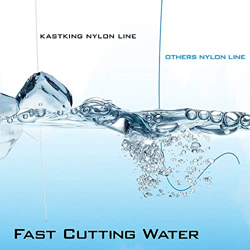 KastKing DuraBlend Monofilament Leader Line - Premium Saltwater Mono Leader Materials - Big Game Spool Size 120Yds/110M - size: 200LB (Packed in Storage Bag) 1.40mm