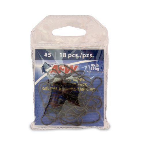 AFW American Fishing Wire Duo Lock - size: 18 Pieces, 85 Pound Test