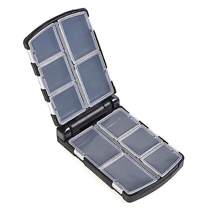 Compartments Fishing Lures Boxes Baits Storage Case Fishing Tackle Storage Trays Hooks Organizers Waterproof Lures Box Compartments Fishing Lures Box Baits Storage Case Tackle Storage Trays Hooks Box