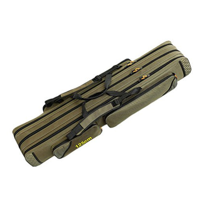 3 Layers Pro Gear Fishing Tackle Storage Bag Portable Fishing Rod Carrier Reel Bags Fish Pole Tools Soft Case with Shoulder Strap&Handles (3 layers/120cm-47.2inch) - size: 3 layers/120cm-47.2inch