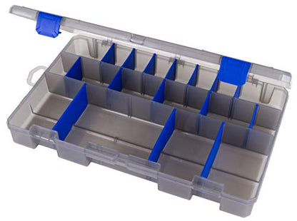 Flambeau Outdoors Zerust MAX 5003ZM Tuff Tainer - Partial Bulk Storage Compartment Section, 25 Compartments and 15 Removable Dividers 14.25" L x 9.125" W x 2" D Fishing and Tackle Storage Utility Box - size: 5003ZM - 14.25" x 9.125" x 2"