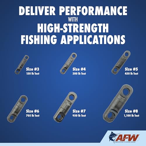 Heavy-Duty Strength – Built for Extreme Conditions, These Brass swivels Offer Superior Durability and high Break Strengths up to 1,100 lbs, Ideal for Big Game Fishing and Tough Applications - size: 5 pc, #3, 150 lb test