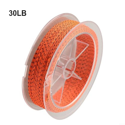 Dacron Fly Line Backing Low-Stretch Polyester Dual-Color 50m Spool for Fly Fishing Trout Salmon 20lb 30lb Gear - size: A