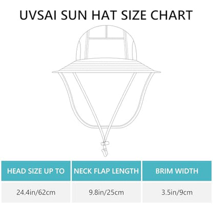 UPF 50+ Foldable Sun Hats Wide Brim with Large Neck Flap for Men Women UV Protection Gardening Fishing Beach Hat - color: Purple Orchid