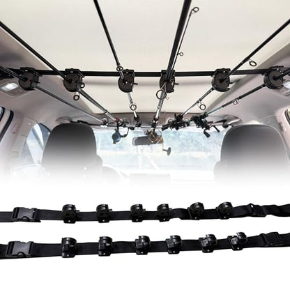 Fishing Rod Holder for Car,Fishing Pole Holder for Car,Fishing Pole Storage Inside Carrier Racks for SUV/Wagons/Van/Jeep/Truck