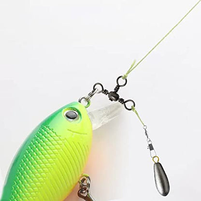 Honbay 30PCS 3# Cross Line Barrel Stainless Steel Swivels 3 Way Swivel Fishing Crossline Swivels Three Way Fishing Swivels Fishing Tackle Fishing Rig Saltwater Freshwater T-Turn Fishing Line Connector