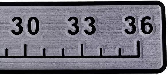 40" EVA Foam Fish Ruler for Boats, Kayaks, Docks - Self-Adhesive Waterproof Fish Measuring Tool with Non-Slip Surface, Durable Marine Fishing Accessories (40 Inch)