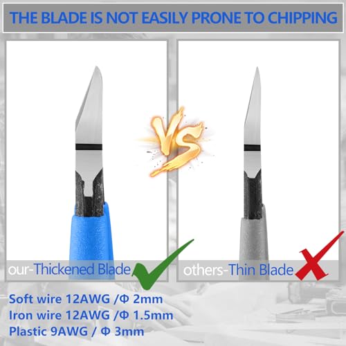 Wire Cutters Flush Cutters for Jewelry Making, Ultra-Sharp Side Cutters, CR-V Diagonal Cutters for Crafting, Flush Cut Pliers for Soft Copper Wire, Floral, Circuit Board (6" 10Pack) - size: 6" 10Pack