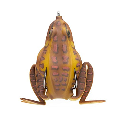 Lunkerhunt - Topwater Fishing Lures for Bass Trout Fishing | Combat Frog Lure for Big Fish | Award Winning Hollow Body Frog Fishing Bait with Weedless Hooks - color: Cane