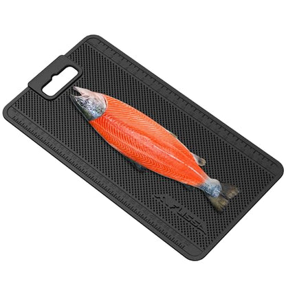 FLISSA Nonslip Fish Fillet Mat with Measuring Scale, 24"*13", Durable & Portable Fish Cleaning Mat for Easy Filleting, Large Fish Mat for Fish Cleaning and Cutting Board