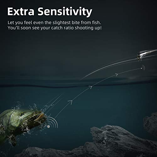 RUNCL Fluorocarbon Fishing Line, PowerFluoro Clear Ice Fishing Leader Line - Virtually Invisible, Faster Sinking, Extra Sensitivity, 300/500/1000yds, 5-32lb Break Strength, Fishing Gifts - size: 5 lb - 1000 yds